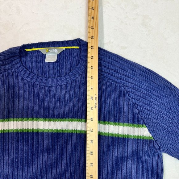 THE NORTH FACE A5 Series Men's L Vintage 90s Ribbed Knit Crewneck Winter Sweater - Picture 10 of 11